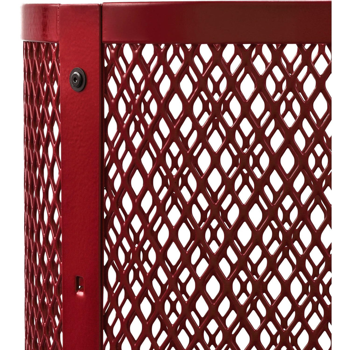 Global Industrial Red / 23.5 inches (Diameter) x 40 inches (Height) / Industrial Trash, Recycling & Compost