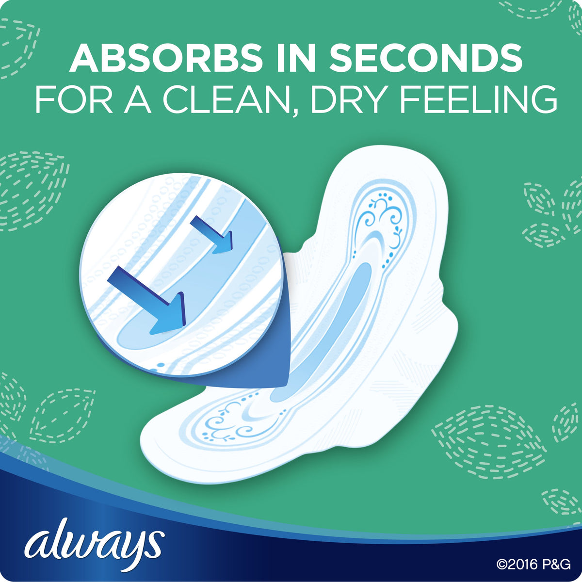 Ultra Thin Pads Size by Always – Size 3 (14 Count), Cotton, Model 00037000987345