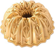 Cut Crystal 10-Cup Bundt Pan by Nordic Ware – 10 cups, Aluminum, Gold, Model 92893AEU