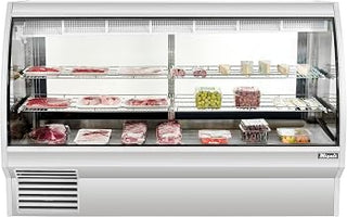 Migali C-DC-7 7 Ft Deli Display Case, Curved Glass