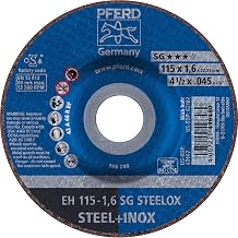 PFERD 4-1/2" x .045" Cut-Off Wheel, 7/8" AH A 46 R SG INOX - Type 27