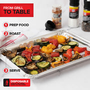Stock Your Home 10 Pack / Silver / disposable Disposable Cookware