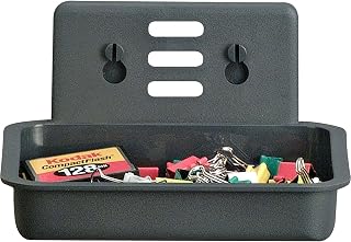 Officemate Verticalmate Cubicle Utility Tray, 5.5 x 3 x 3.375 Inches, Charcoal (29062)