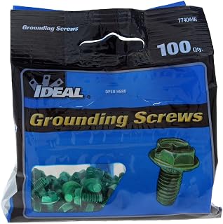 Ideal Industries IDEAL Electrical 774044R Combination Grounding Screws (100 Pack)