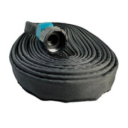 100ft Flat Soaker Hose by Flexon – 100 ft, Plastic, Black, Model WSFLATFAB100CN