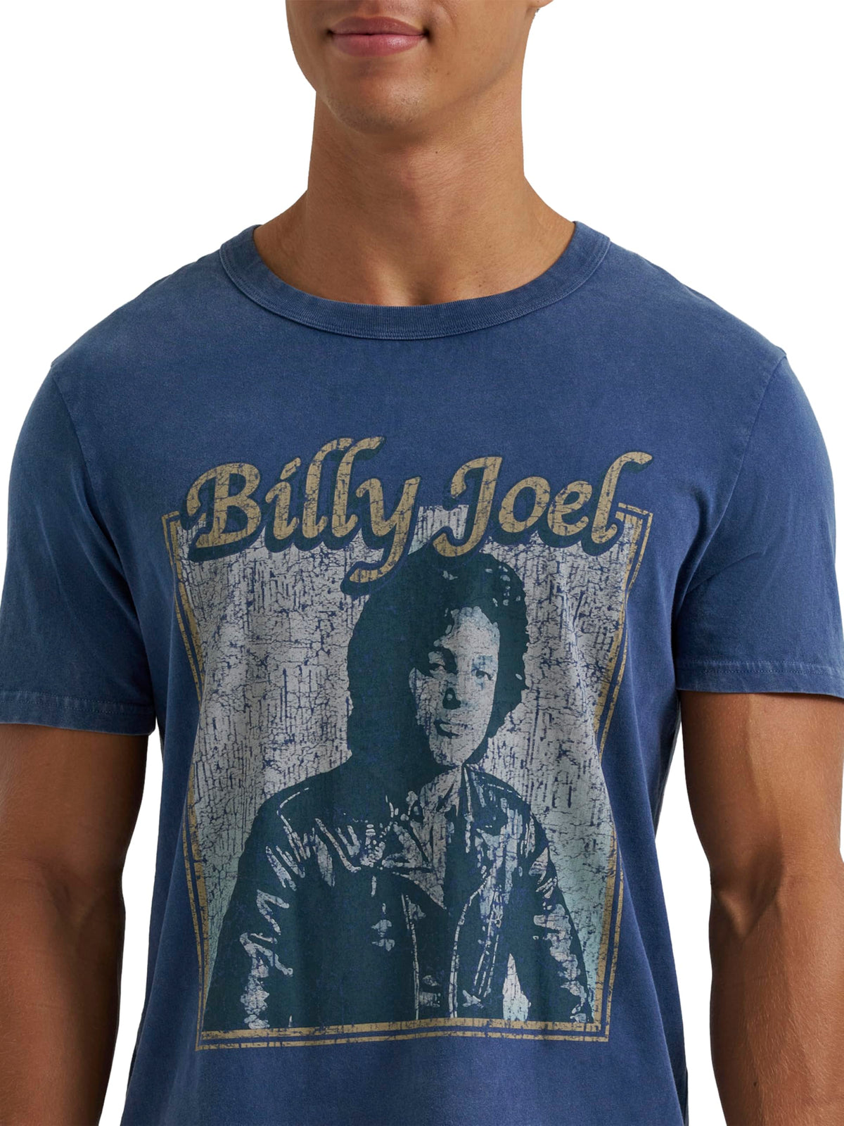 Men's Jukebox Favorites Graphic Tees by Lee – Cotton, Billy Joel Blue, Model 112385289