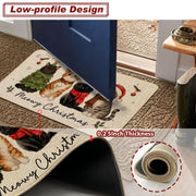 Baccessor Christmas Doormat, 17 x 29 Inches, Four Cats