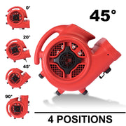 XPOWER 14.8" x 13.9" x 14.6" / Pro P-430 / Red Dust Collectors & Air Cleaners
