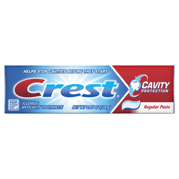 Cavity Protection Regular Toothpaste by Crest – 0.85 Ounce (Pack of 36), Pack of 36, Model 37000003403