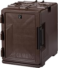 Insulated Food Pan Carrier - Hotbox for Catering & Transport - UPCS400 Series (Brown) by Cambro – UPCS400, 6.0 load, Plastic, Brown, Model UPCS400131