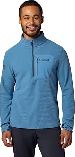 MARMOT AirFleece Performance Men's 1/2 Zip Fleece — Lightweight Stretch Midlayer — Hiking, Travel & Everyday Use