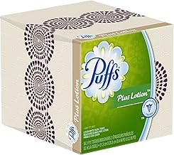 Puffs Plus Lotion Facial Tissues, 24 Cube Boxes (56 Tissues Per Box) (Old Version)