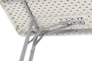 (2 Pack) 18" x 96" Heavy Duty Seminar Folding Table by National Public Seating – 8 Foot (2 Pack), Plastic, Speckled Grey, Pack of 2, Model BT1896/2