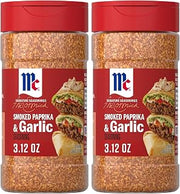 McCormick Smoked Paprika & Garlic Seasoning, 3.12 oz (Pack of 2)