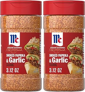 McCormick Smoked Paprika & Garlic Seasoning, 3.12 oz (Pack of 2)
