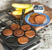 Nordic Ware Black / Zoo Friends Pancake / 17.5x10.5x2.1 Specialty & Novelty Cake Pans