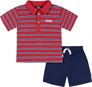 Gerber Baby Boys' Shirt and Short Set