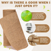 Topdiaos Burlap Table Runner, 12 x 10 Yard Roll, Brown