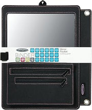 Wilson Jones Mirror Wrap with Pocket, Fits 3-Ring Binders, Black (W20254)
