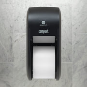 Compact 2-Roll Vertical Coreless High-Capacity Toilet Paper Dispenser by GP PRO () by Georgia-Pacific – 1 Count (Pack of 2), Plastic, עשן, Pack of 2, Model 56790A