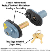 Gun Trigger Locks with Key (3 Pack) and Combination Trigger Lock by Master Lock – Commercial Grade