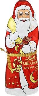 Lindt Santa Milk Chocolate, Christmas Milk Chocolate Candy, 4.4 oz.