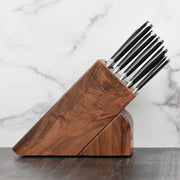 Wusthof 10 Piece Knife Set with Walnut Block by Wüsthof – 10 Piece, Forged High Carbon Stainless Steel, 10 Piece (Walnut), Pack of 10, Model Classic Ikon
