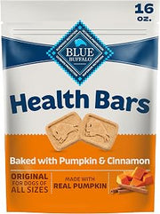 Blue Buffalo Health Bars Pumpkin & Cinnamon Dog Biscuits, 16 oz