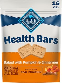 Blue Buffalo Health Bars Pumpkin & Cinnamon Dog Biscuits, 16 oz