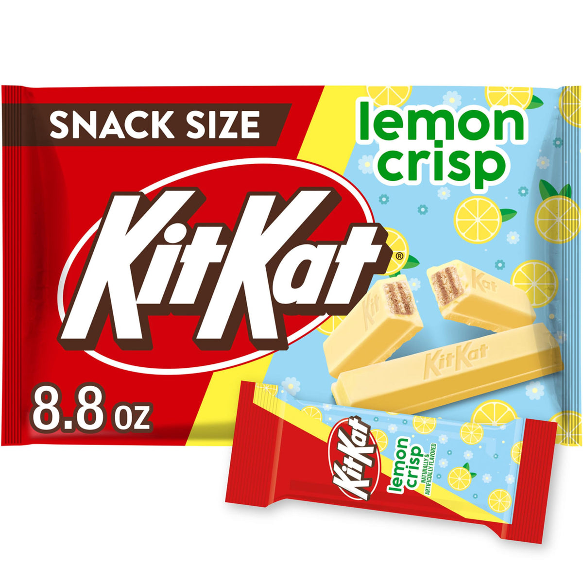 Miniatures Lemon Flavored Creme Wafer by Kit Kat – 8.4 Ounce (Pack of 1), Yellow