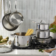 Aragon 10-pc Stainless Steel Cookware Set by HENCKELS – 10-pc, Stainless Steel, Pack of 10, Model 1030568