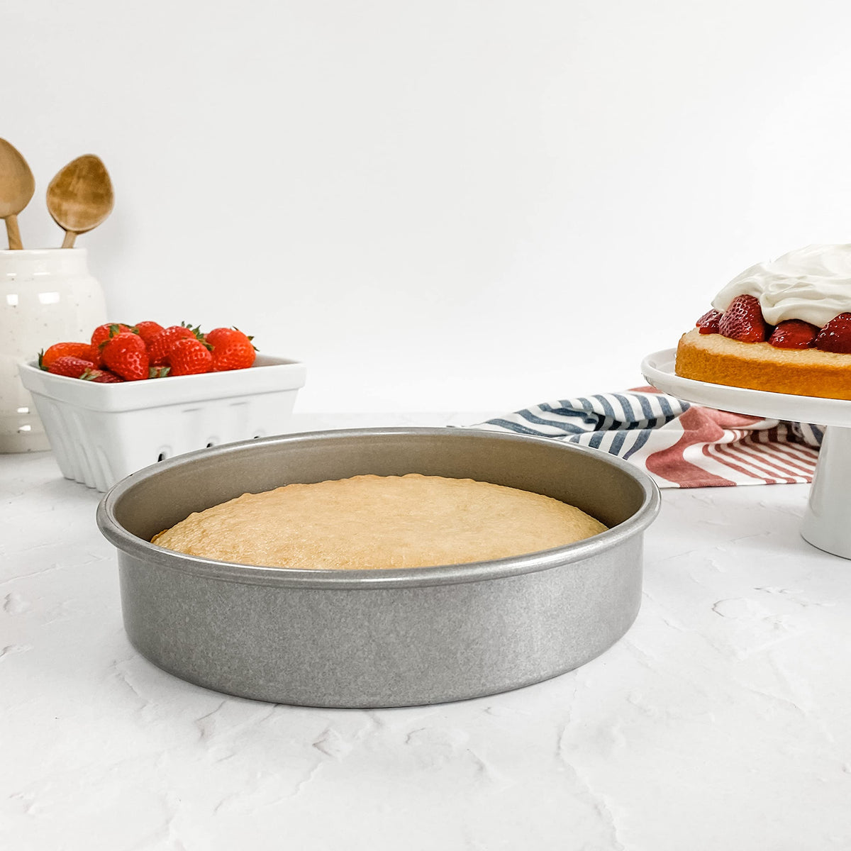 Bakeware Aluminzed Steel 5-Piece Set Half by USA Pan – 5-Piece, Aluminized Steel, Pack of 5, Model 1360STAZ