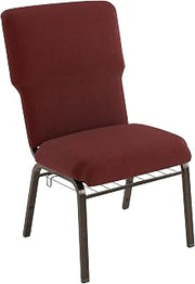Flash Furniture Advantage Maroon Discount Church Chair - 21 in. Wide