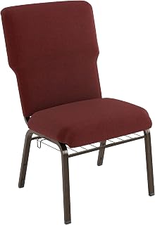 Flash Furniture Advantage Maroon Discount Church Chair - 21 in. Wide