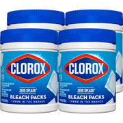 Zero Splash Bleach Packs by Clorox – 3 Count (Pack of 4), White, Model 56498456654