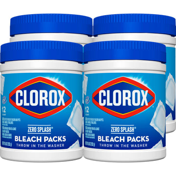Zero Splash Bleach Packs by Clorox – 3 Count (Pack of 4), White, Model 56498456654