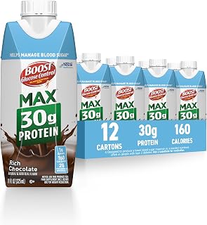 BOOST Glucose Control Max Protein Nutritional Drink, Chocolate, 11 FL OZ