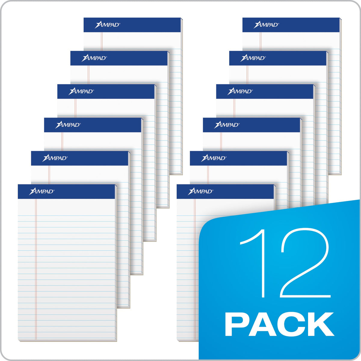 Ampad 1 / 5 x 8 / White Memo & Scratch Pads