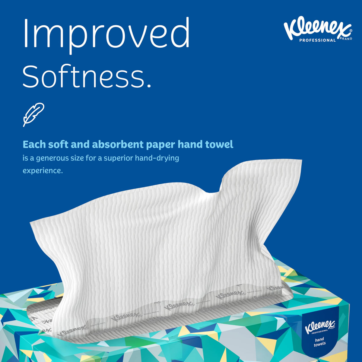Kleenex Professional Paper Hand Towels – Bulk, 18 Boxes x 120 Sheets (01701)
