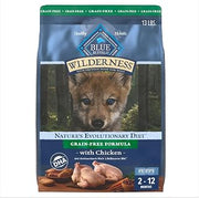 Blue Buffalo Wilderness Chicken Puppy Dry Dog Food, Grain-Free, 13 lb