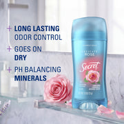 Secret Rose / 2.6 Ounce (Pack of 3) / 3 Antiperspirant Deodorant