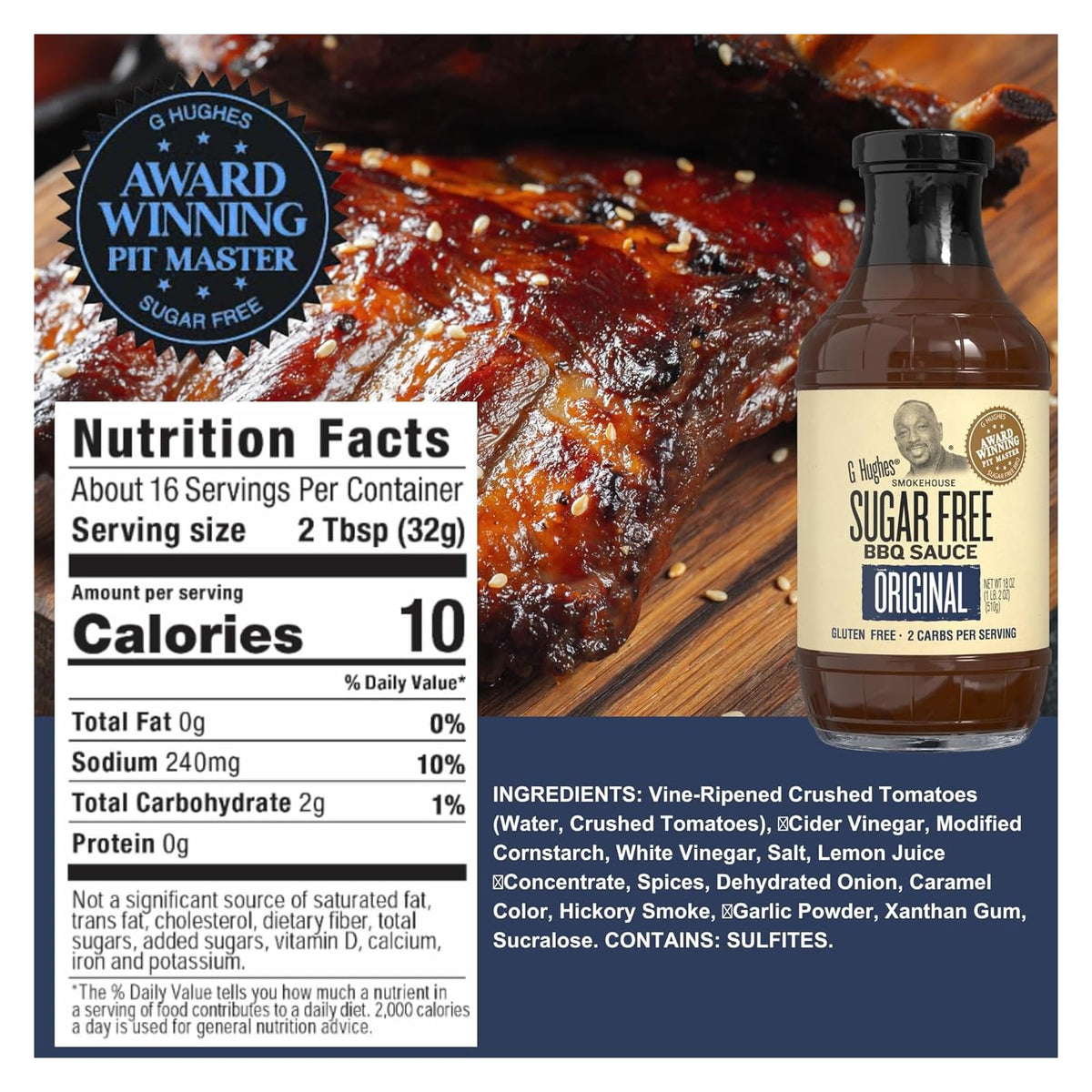 G Hughes Original / 18 Fl Oz (Pack of 2), 18 Ounce (Pack of 2) / 2 Barbecue