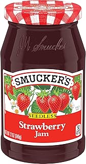 Smucker's Seedless Strawberry Jam, 12 Ounces (Pack of 6)