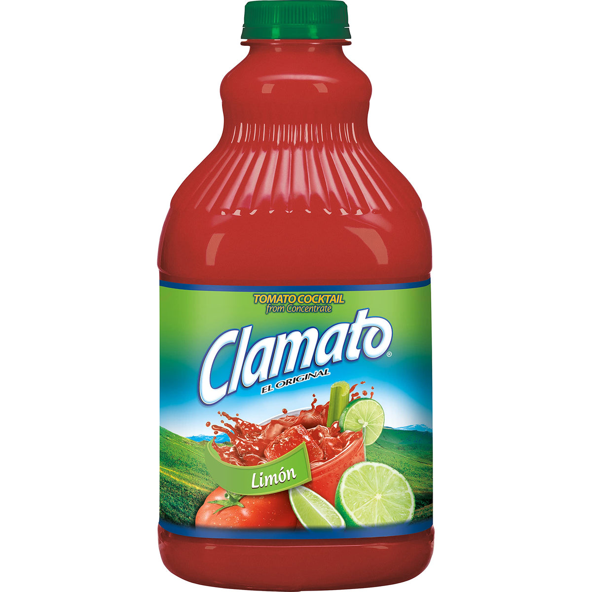 Clamato Lime / 64 Fl Oz (Pack of 8) / Limon Vegetable Juice