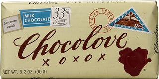 Chocolove Milk Chocolate, Pure, 3.2 Ounce (Pack of 12)