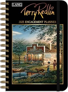 LANG Terry Redlin 2025 Spiral Engagement Planner (25991011107)
