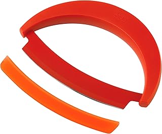 Kuhn Rikon Mezzaluna Knife, Red, 6"
