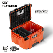 KLEIN TOOLS Medium / Orange / 100.0 pounds Tool Boxes