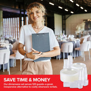 Stock Your Home 30 / 30 Pack / Clear Plates
