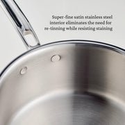 CopperBond® Aura™ 3-Quart Professional Copper Saucepan with Lid by Hestan – 3 Quarts, Copper, Model 31837